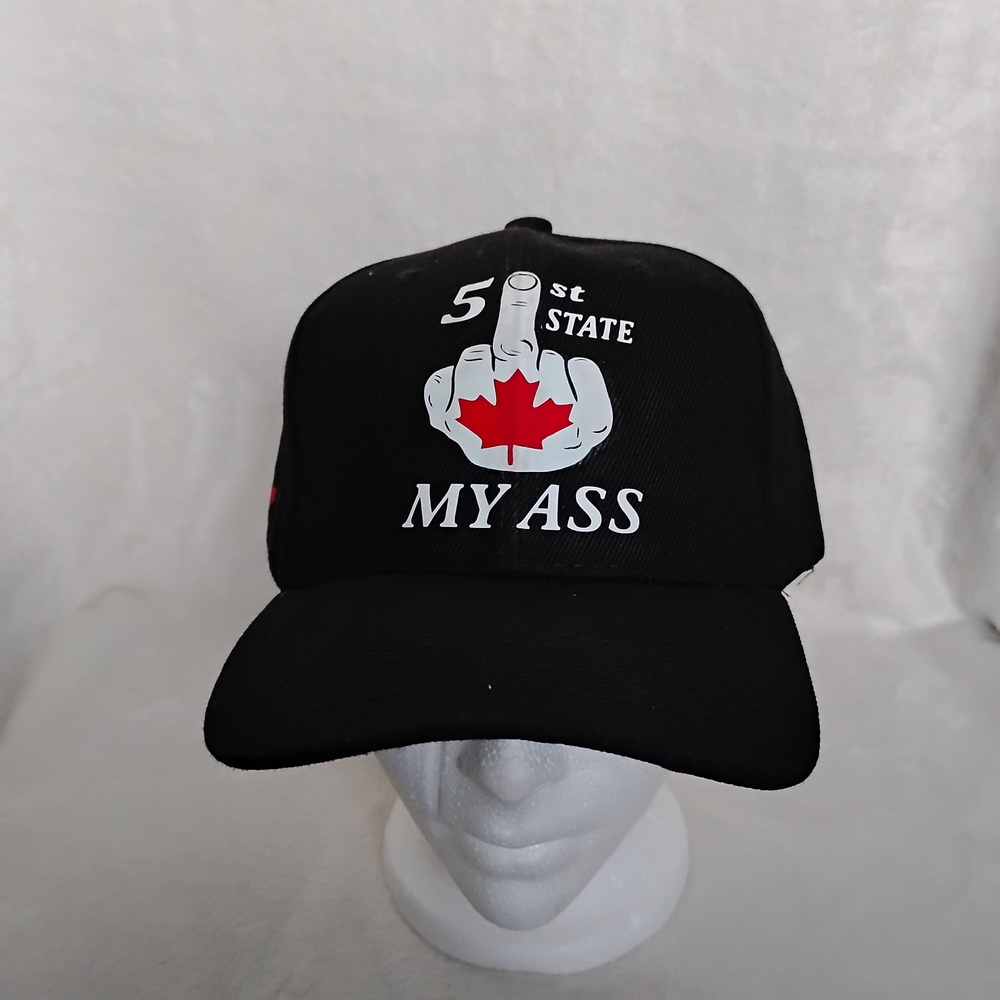 Black Graphic Baseball Cap